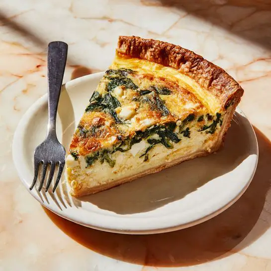 Vegetable Quiche with Spinach and Sweet Potatoes Recipe