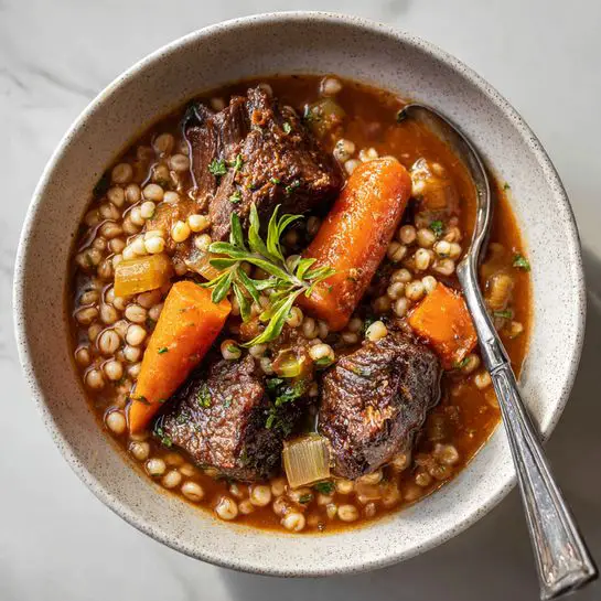 Hearty Beef and Barley Soup Recipe - Recipe Image