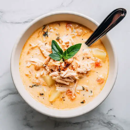 Easy Cauliflower Chicken Soup Recipe - Recipe Image