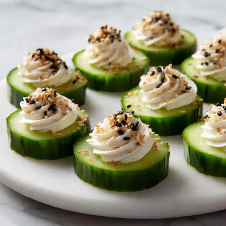 Everything Bagel Cucumber Bites Recipe