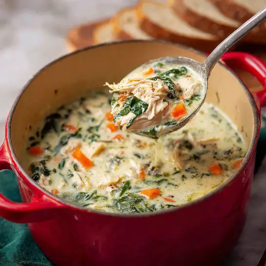 Chicken Florentine Soup Recipe - Recipe Image