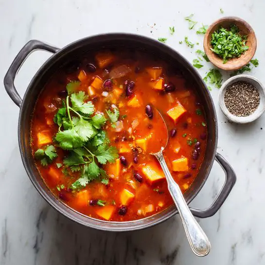 Sweet Potato Black Bean Soup Recipe