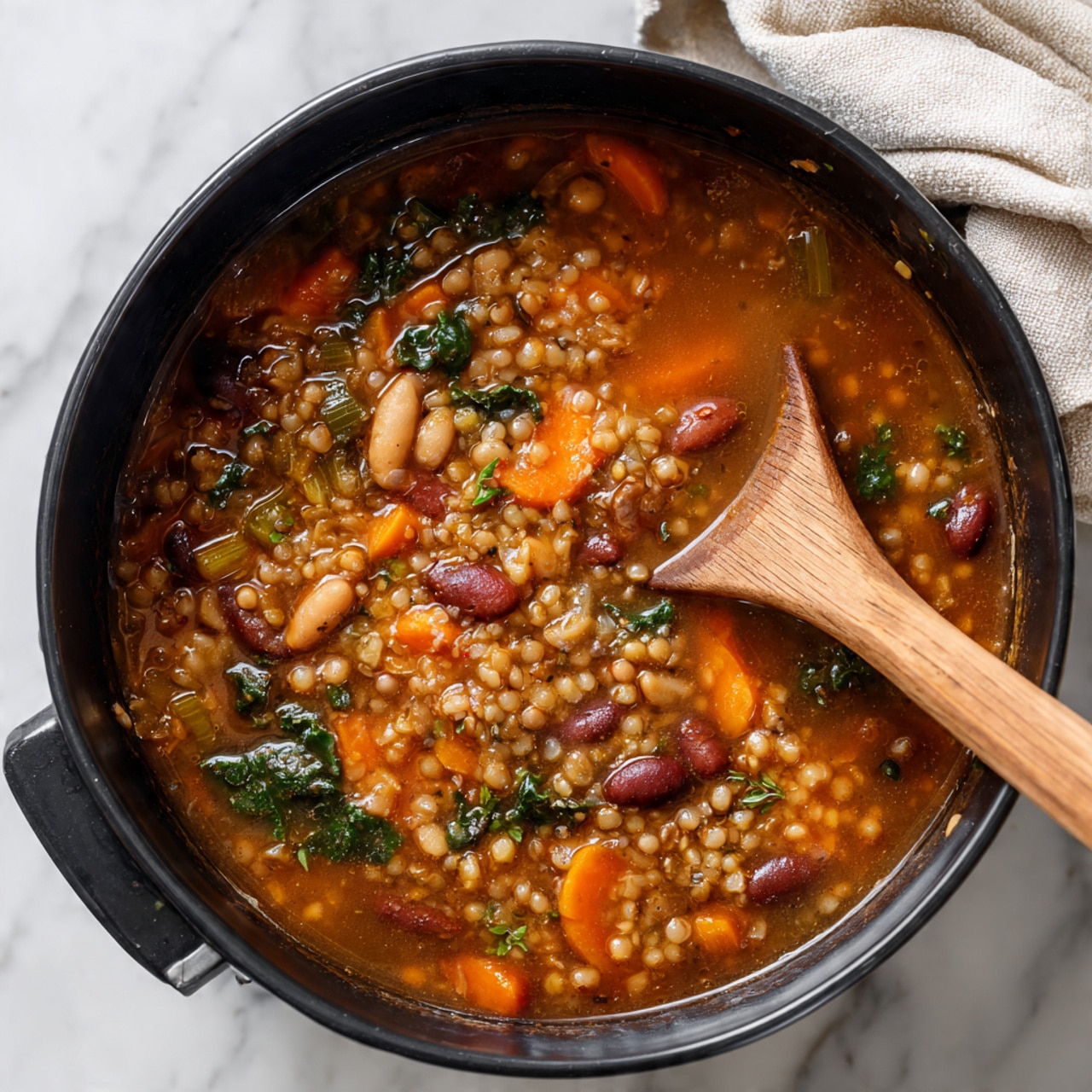Hearty Vegetable Barley Soup Recipe - Recipe Image