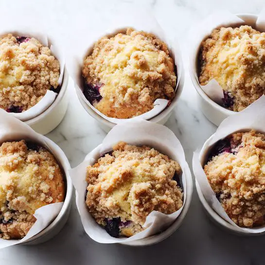 Barley Breakfast Muffins with Blueberries and Lemon Recipe