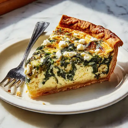 Vegetable Quiche with Spinach and Sweet Potatoes Recipe - Recipe Image