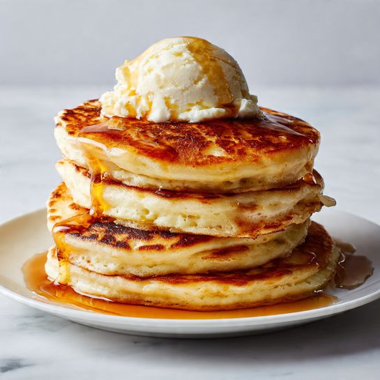 Apple and Cinnamon Barley Pancakes Recipe