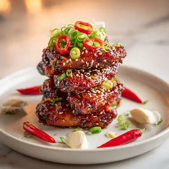 Spicy Honey Garlic Chicken Recipe - Recipe Image