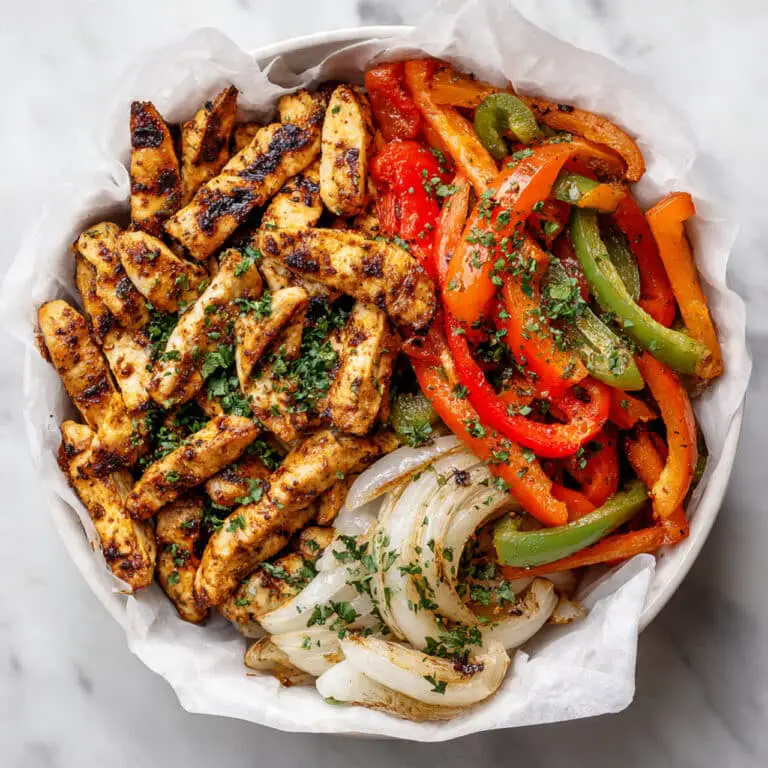 Easy Chicken Fajitas with Bell Peppers and Onions Recipe
