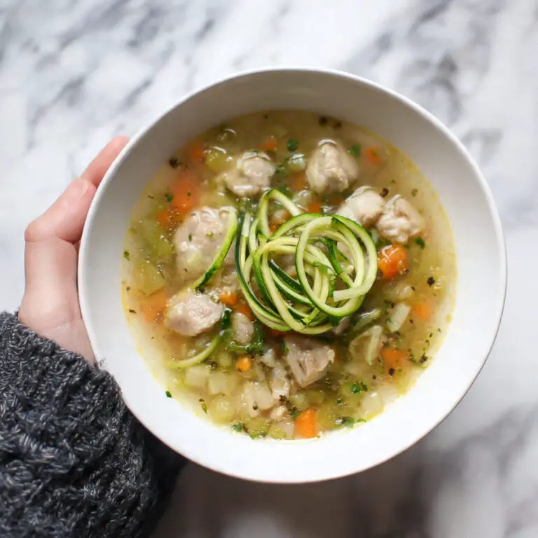 Chicken Zoodle Soup Recipe