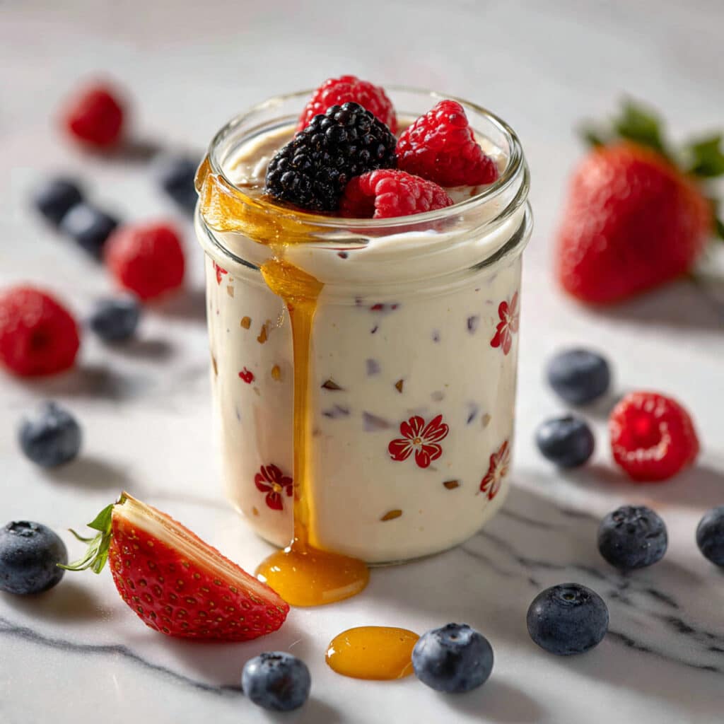 Easy Berry Overnight Oats with Honey Recipe