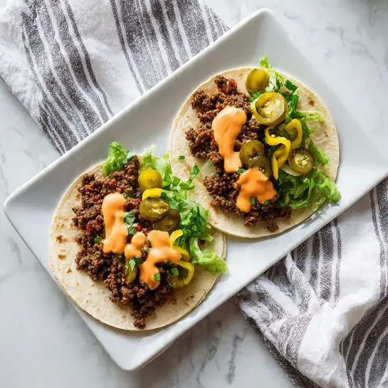 Big Mac Tacos Recipe - Recipe Image