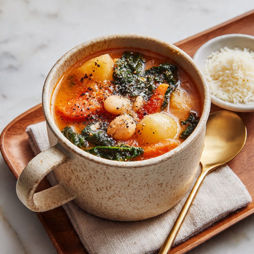 Vegetable Pasta Minestrone Recipe