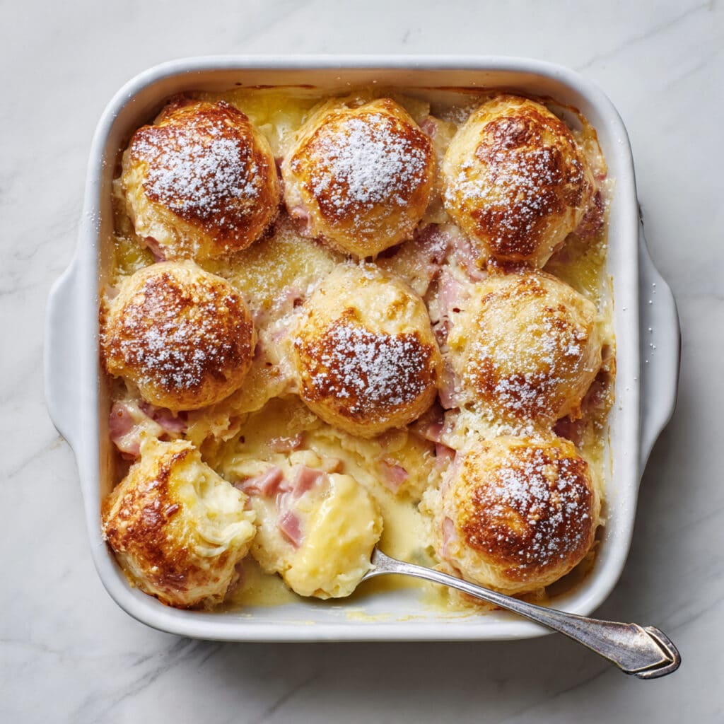 Ham and Cheese Croissant Bake Recipe