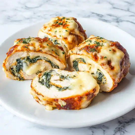 Stuffed Chicken Breasts with Spinach and Ricotta Recipe - Recipe Image