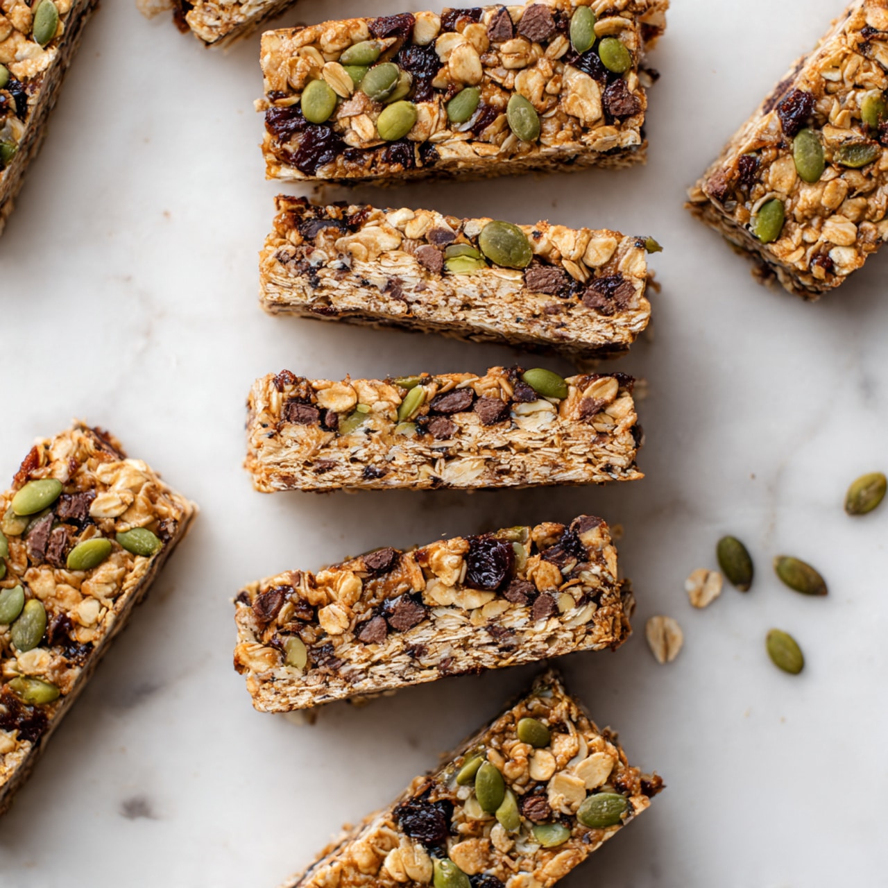 Homemade Chewy Granola Bars with Wholesome Ingredients Recipe - Recipe Image