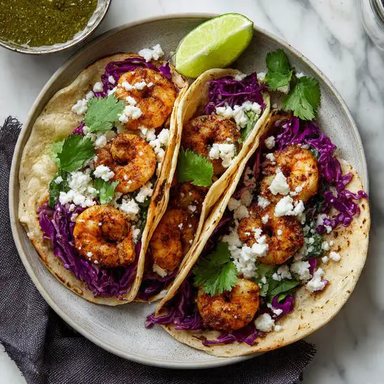 Easy Chili Shrimp Tacos Recipe