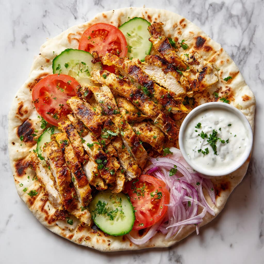 Juicy Spiced Chicken Shawarma with Middle Eastern Flavors Recipe