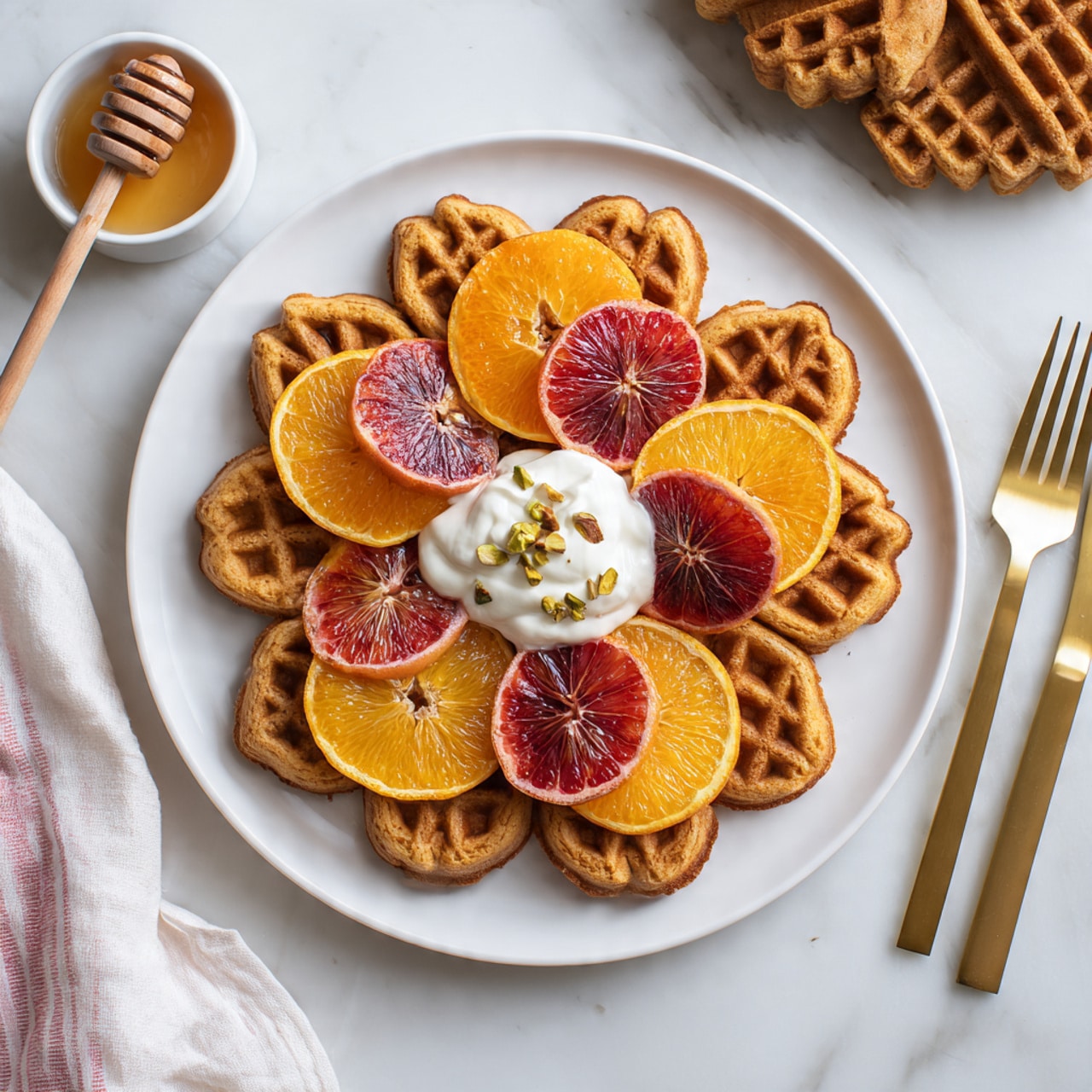 Norwegian Heart-Shaped Waffles (Vafler) Recipe - Recipe Image
