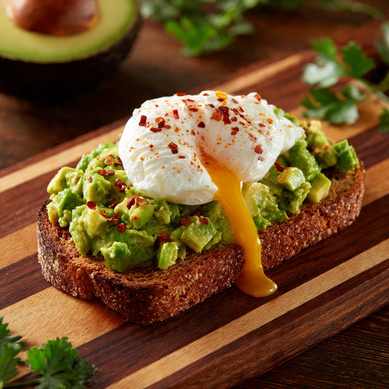 Avocado Toast with Poached Egg Recipe - Recipe Image