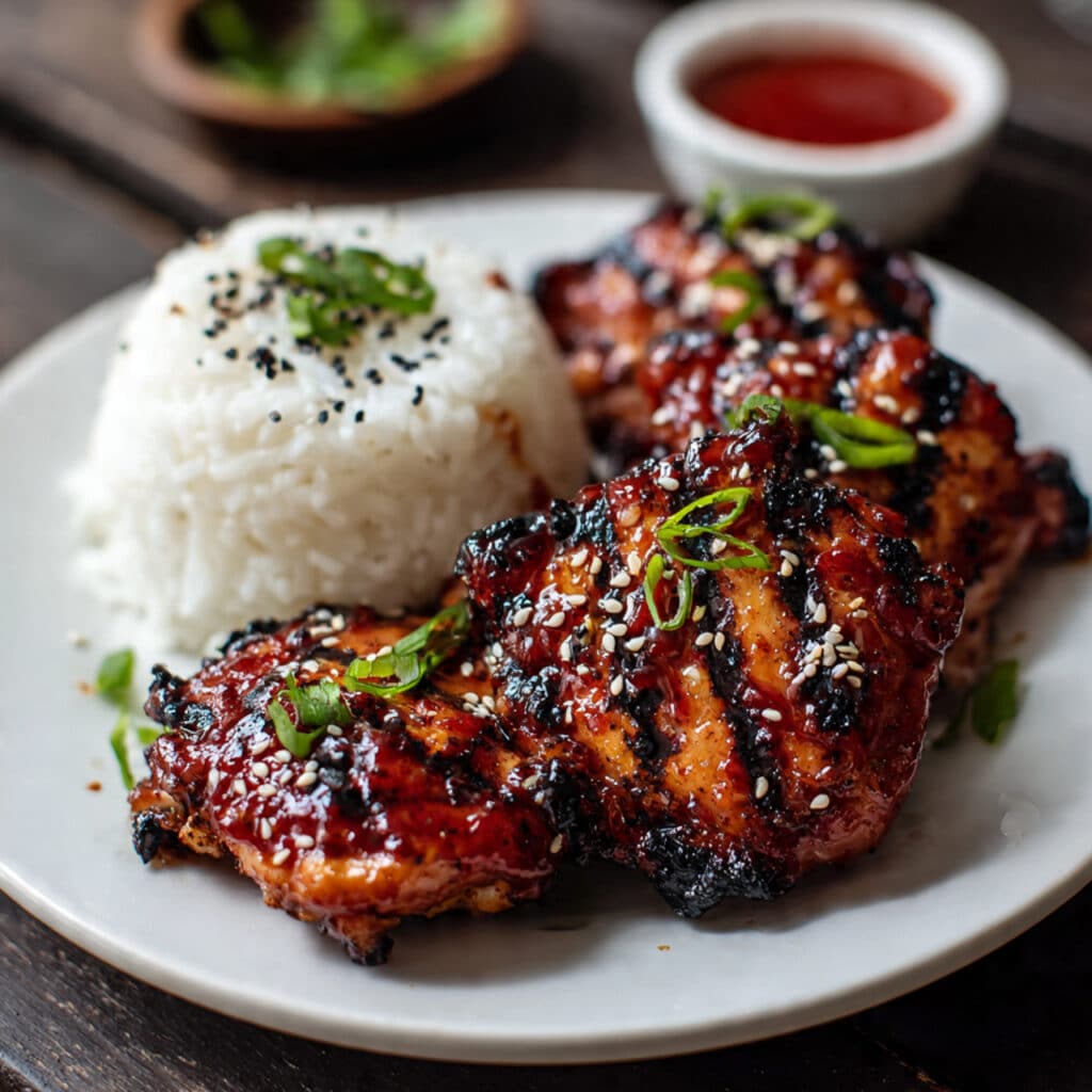 Spicy Honey Garlic Chicken Thighs Recipe