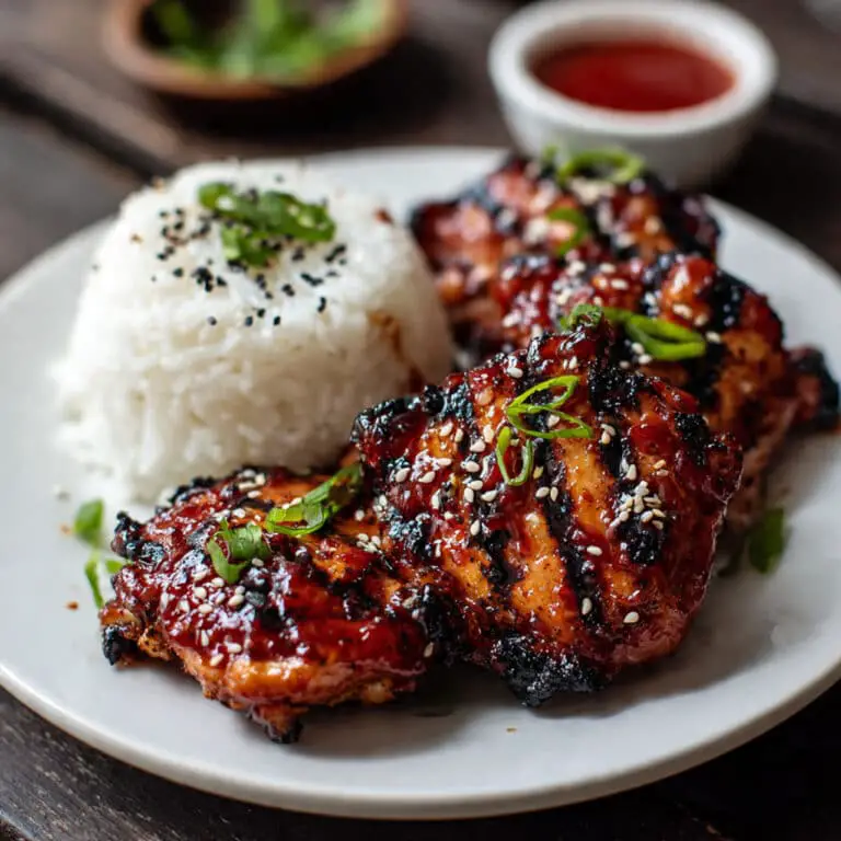 Spicy Honey Garlic Chicken Thighs Recipe