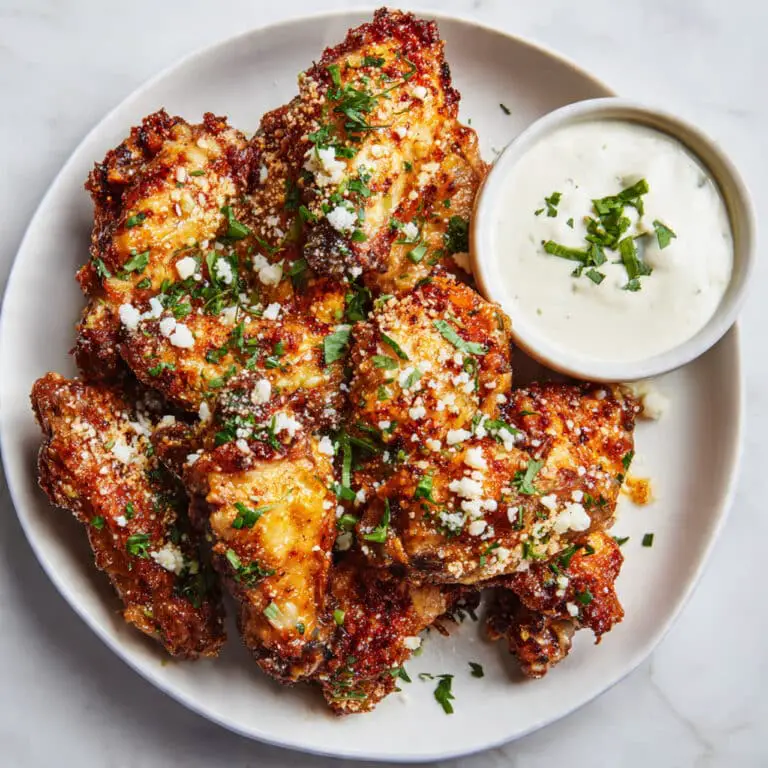 Garlic Parmesan Chicken Wings Recipe