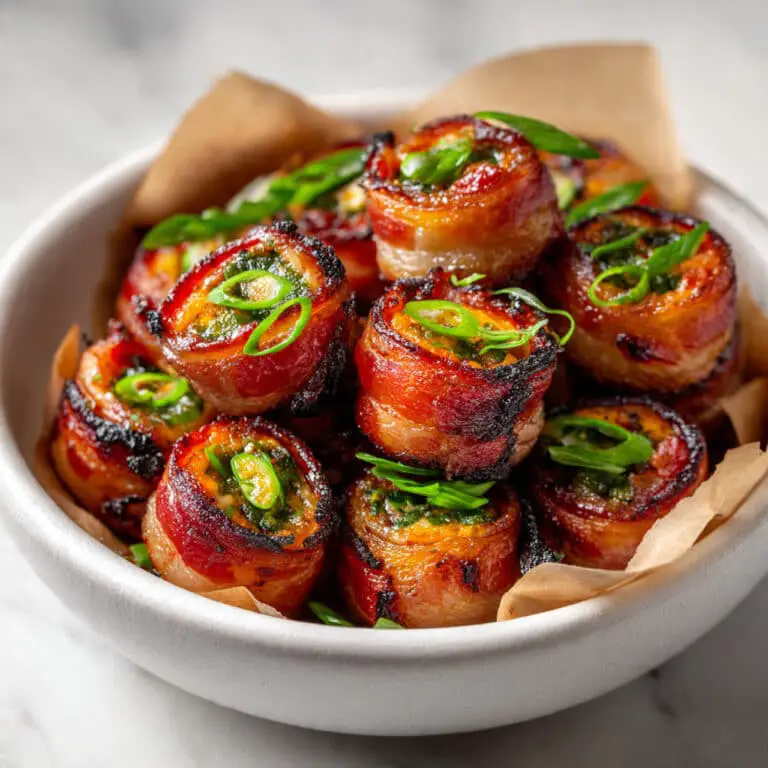 Pig Shots: Bacon-Wrapped Sausage Bites with Cheesy Fillings Recipe