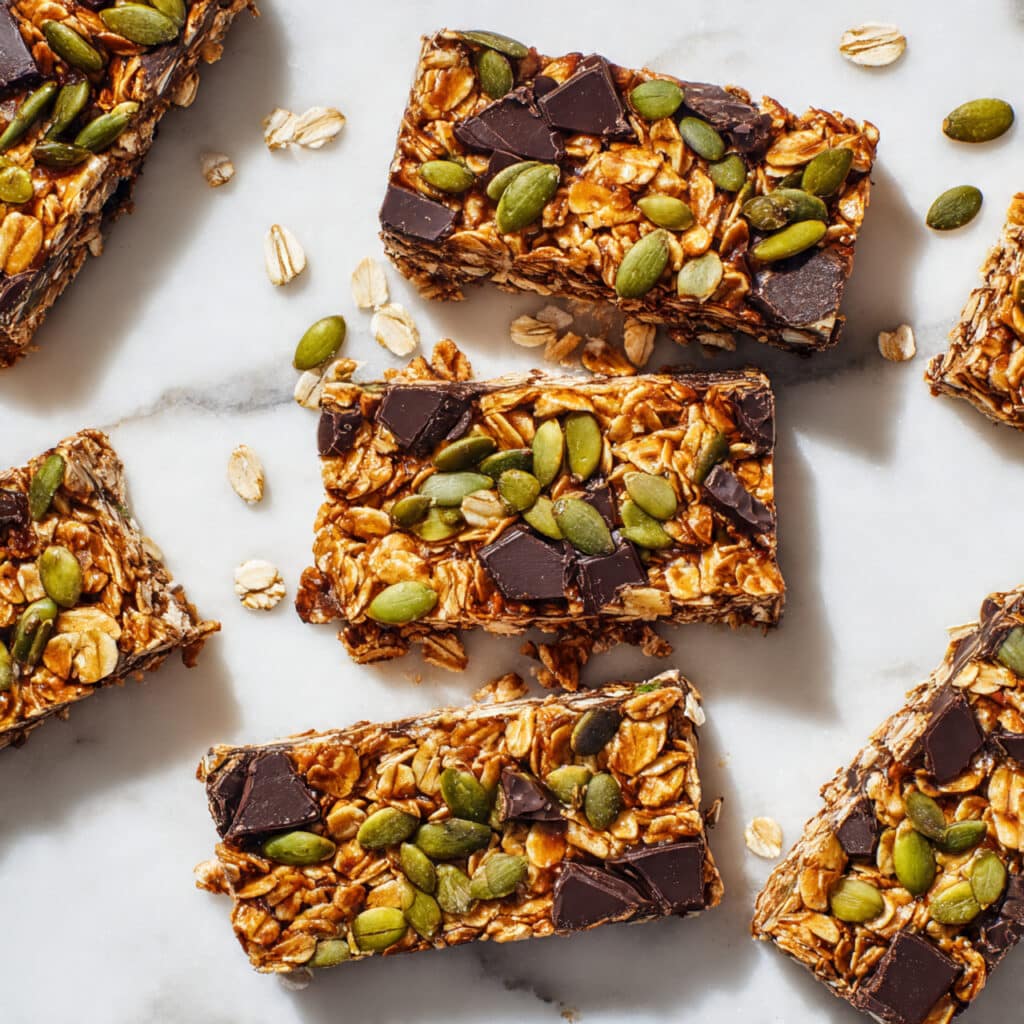 Homemade Chewy Granola Bars with Wholesome Ingredients Recipe