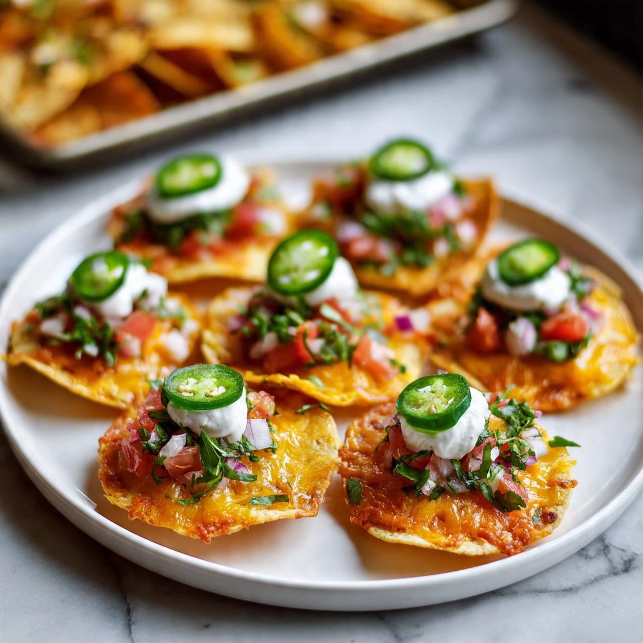 Homemade Cheesy Nacho Bites Recipe - Recipe Image