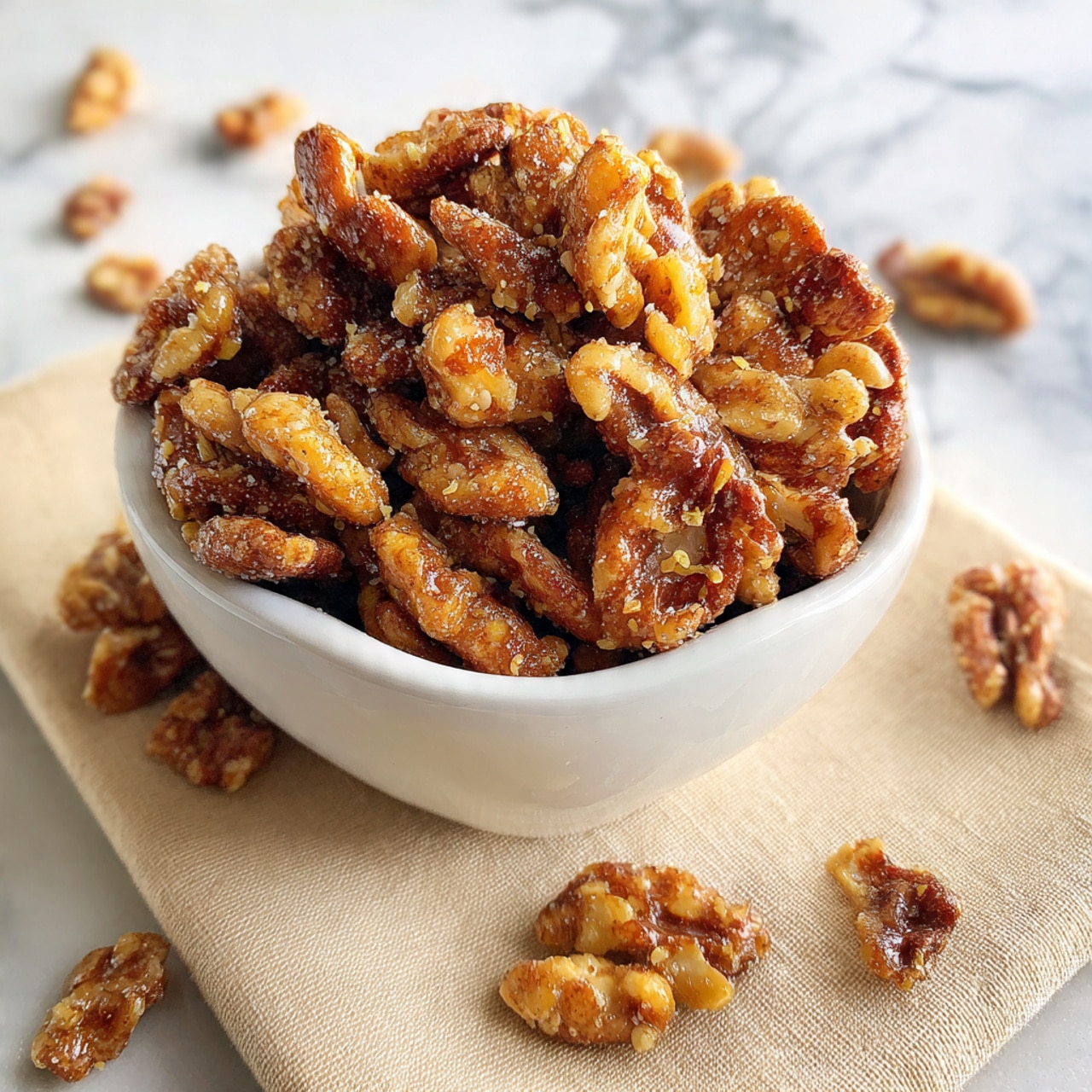 Homemade Cinnamon Sugar Almonds Recipe - Recipe Image