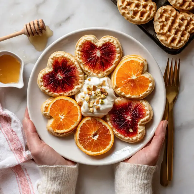 Norwegian Heart-Shaped Waffles (Vafler) Recipe