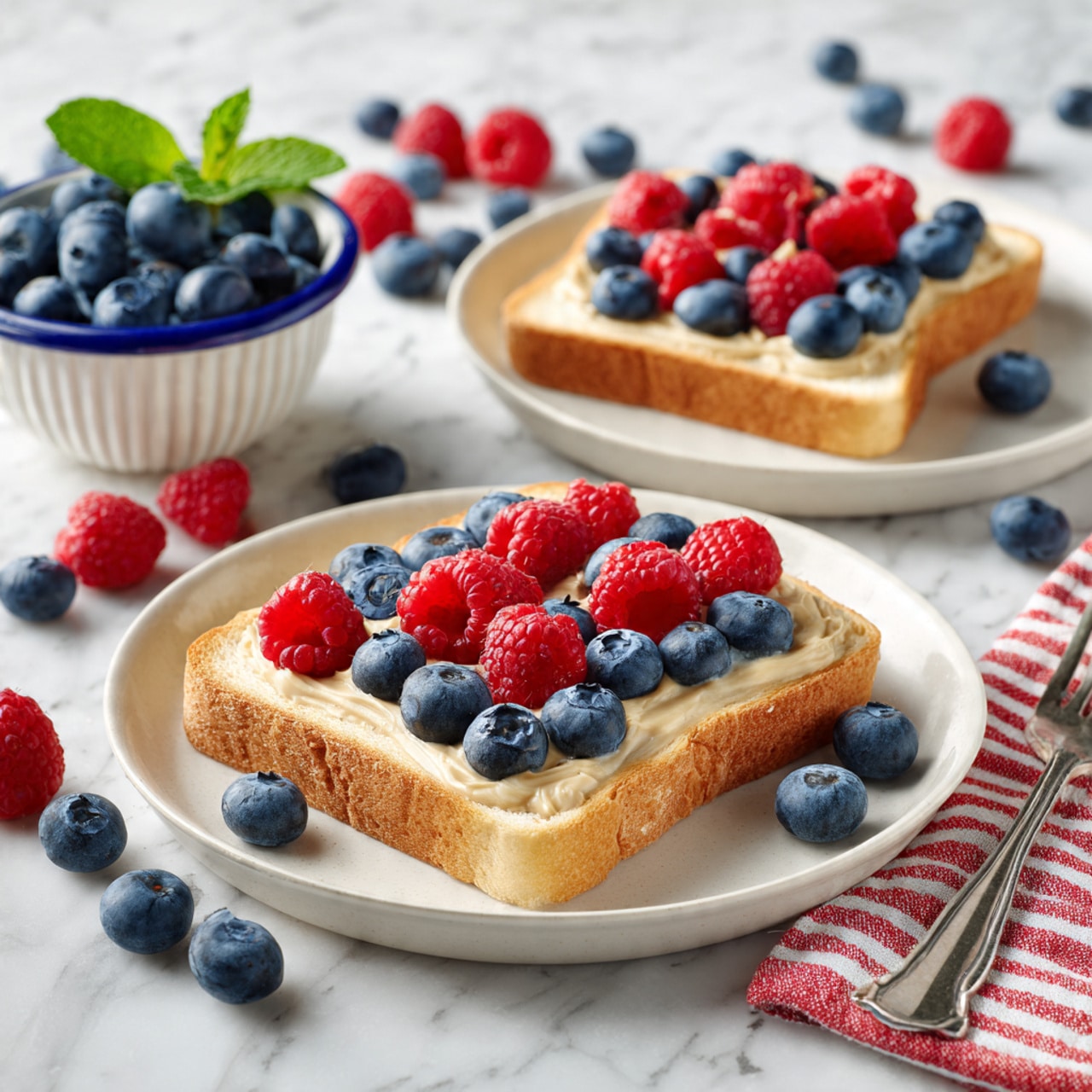 Yogurt Toast: A Simple Baked Greek Yogurt Breakfast with Fruit Recipe - Recipe Image