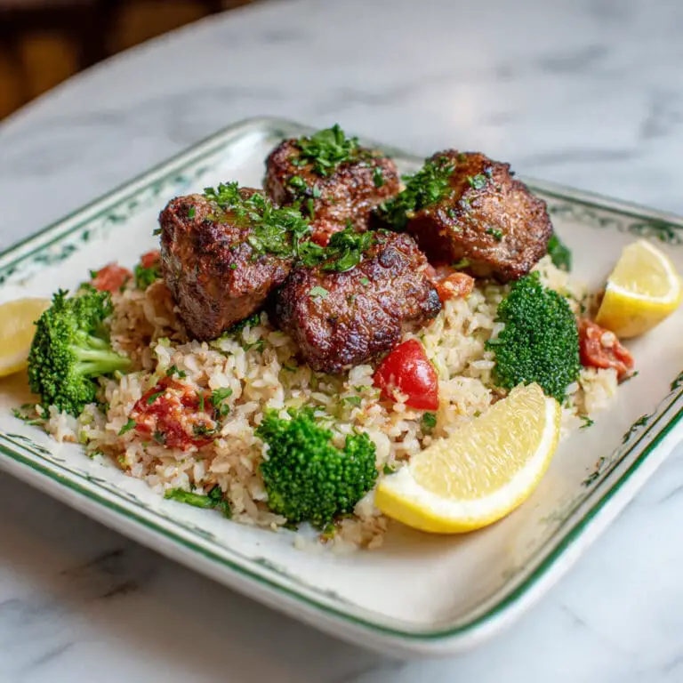 Lemon Chicken Broccoli Orzo Skillet Recipe