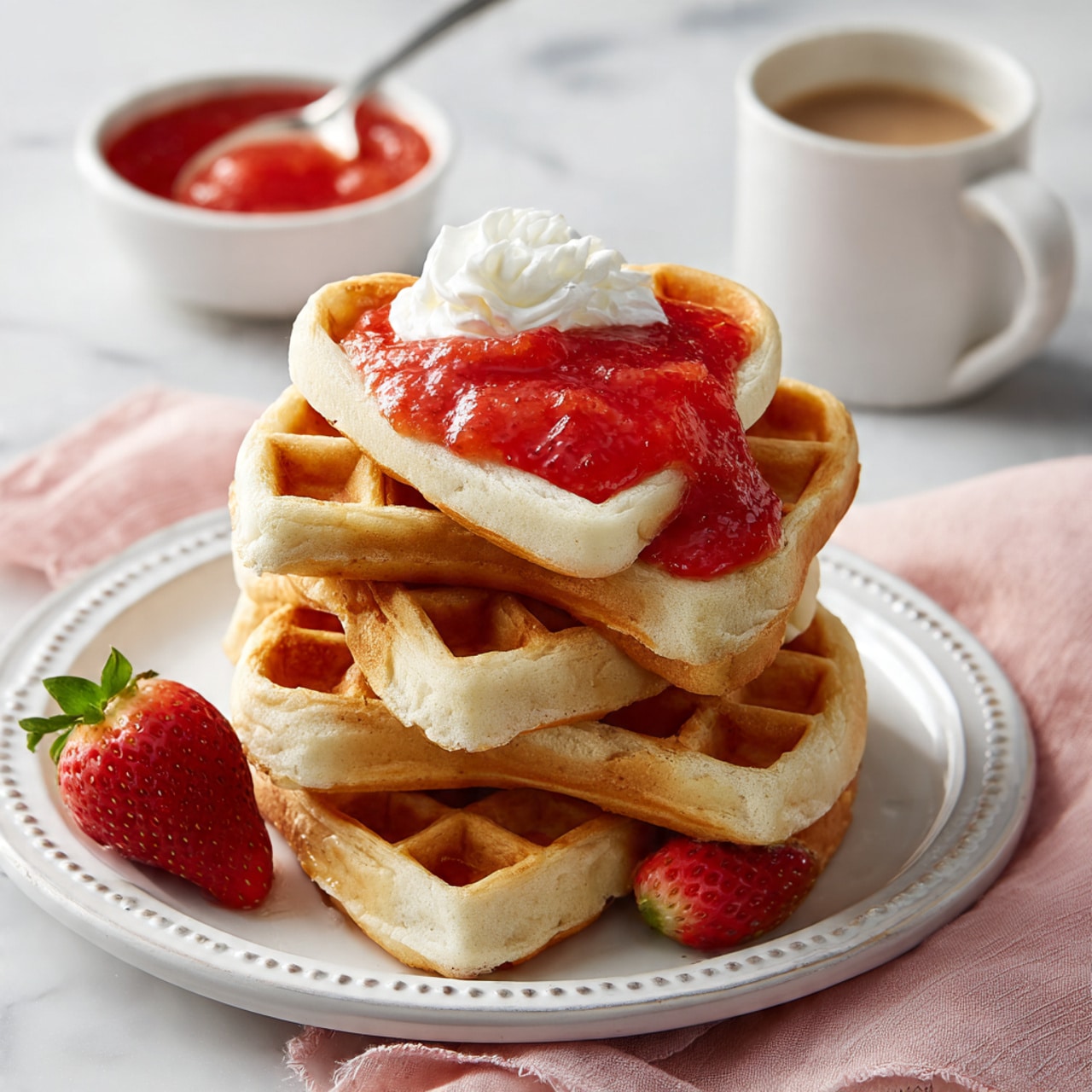 Norwegian Waffles (Vafler) Recipe - Recipe Image