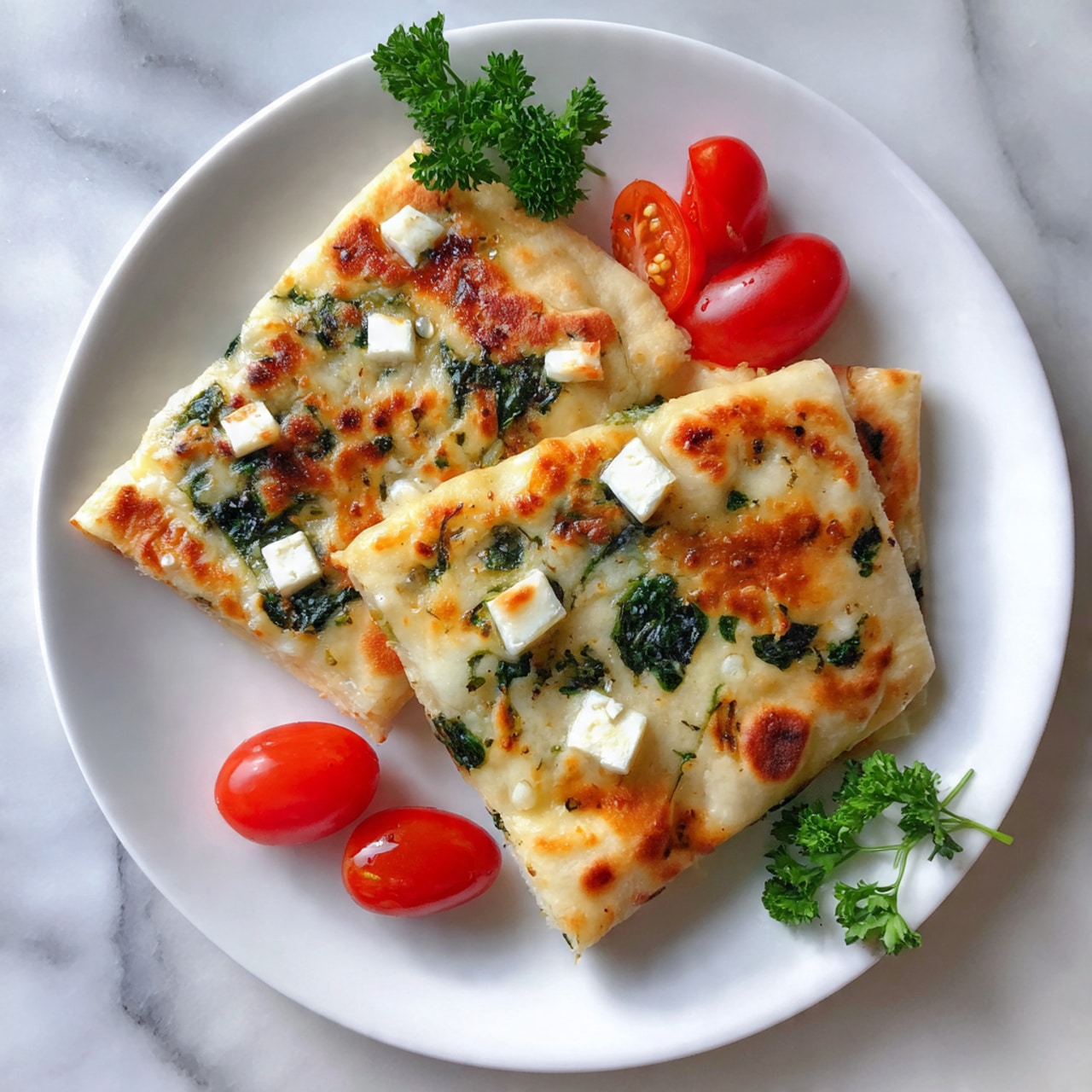 Savory Spinach and Feta Omelette Recipe - Recipe Image