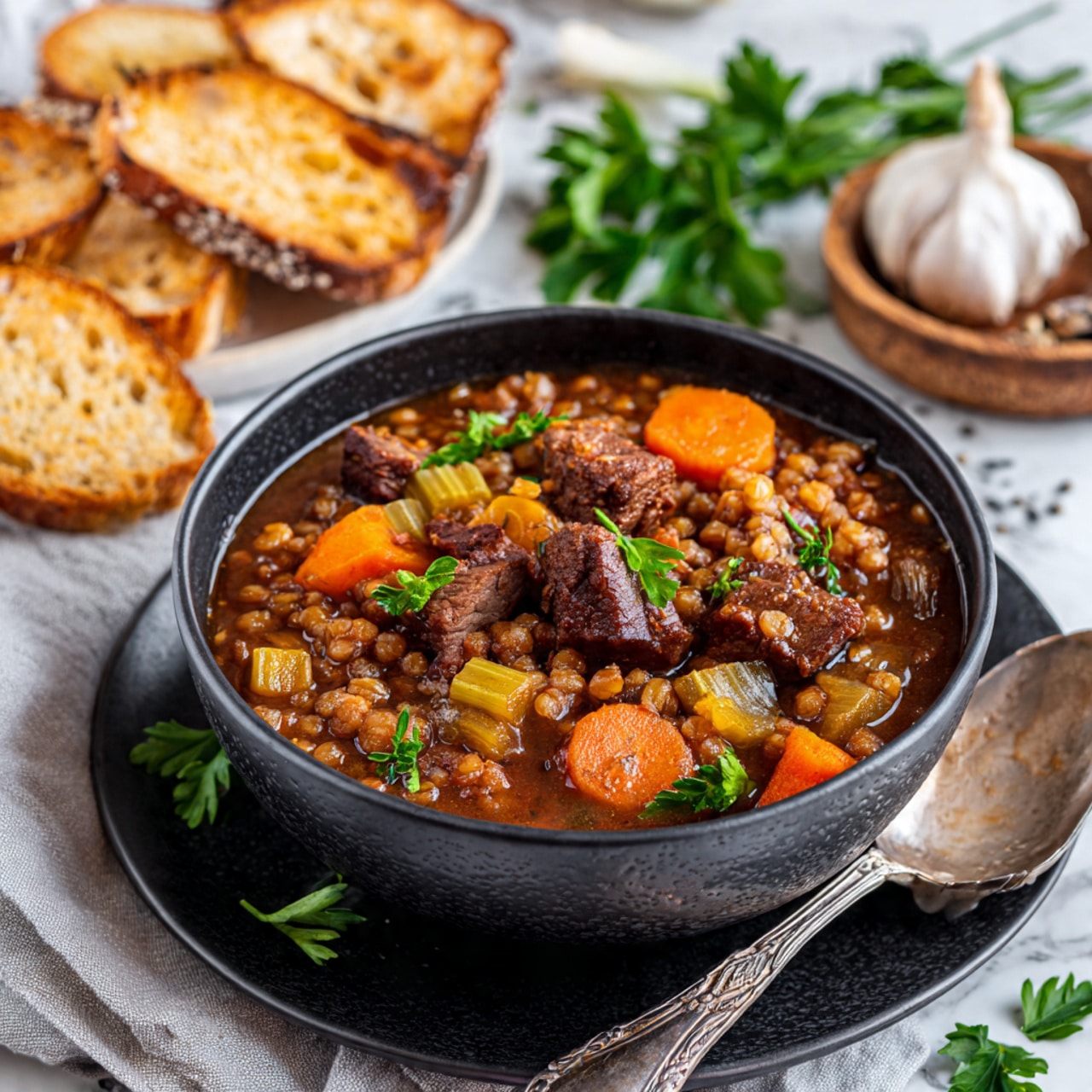 Creamy Roasted Beet and Goat Cheese Soup Recipe - Recipe Image