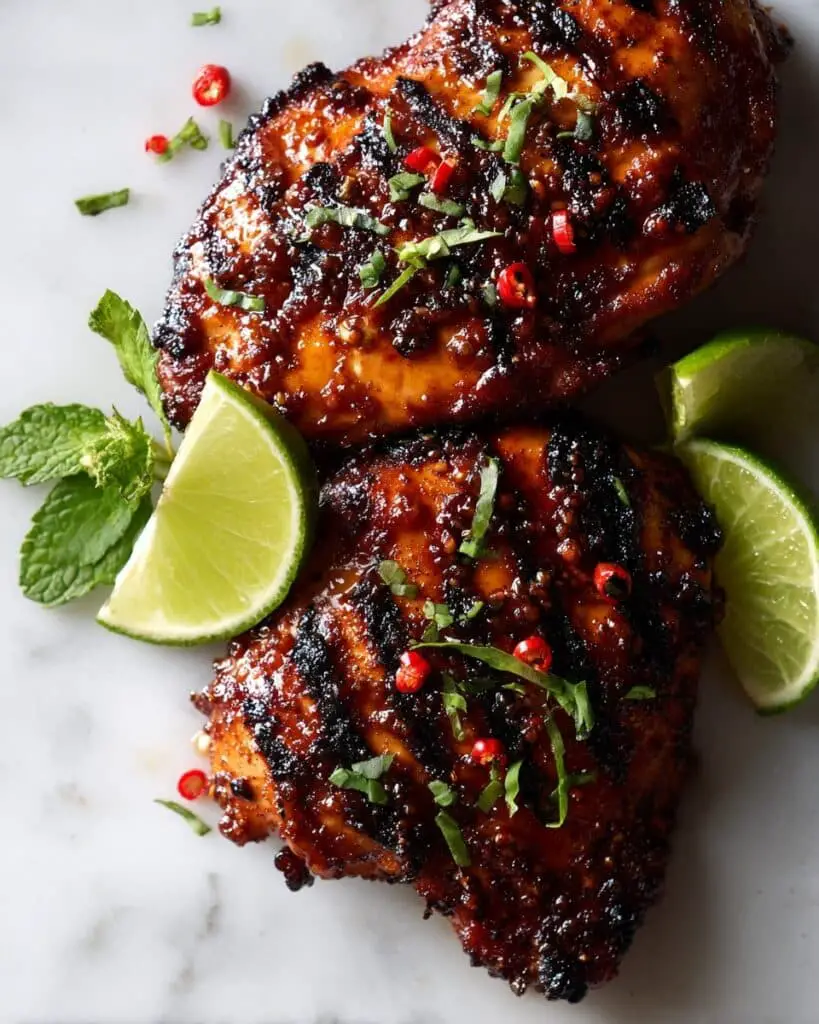 Lime Chicken with Garlic and Cilantro Recipe