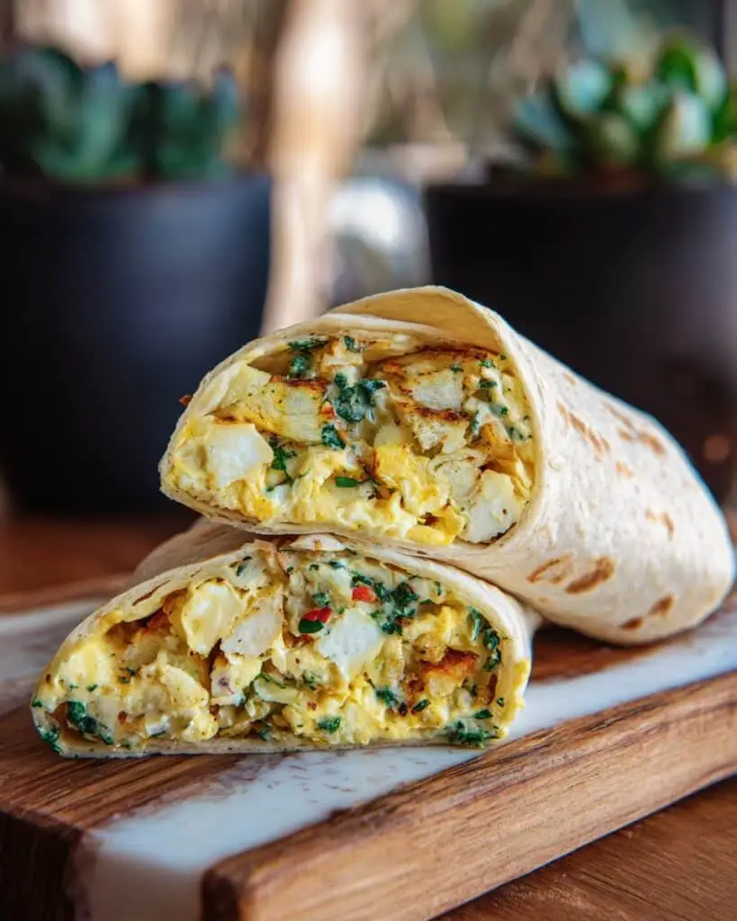Homemade Crispy Potato Breakfast Burrito Recipe