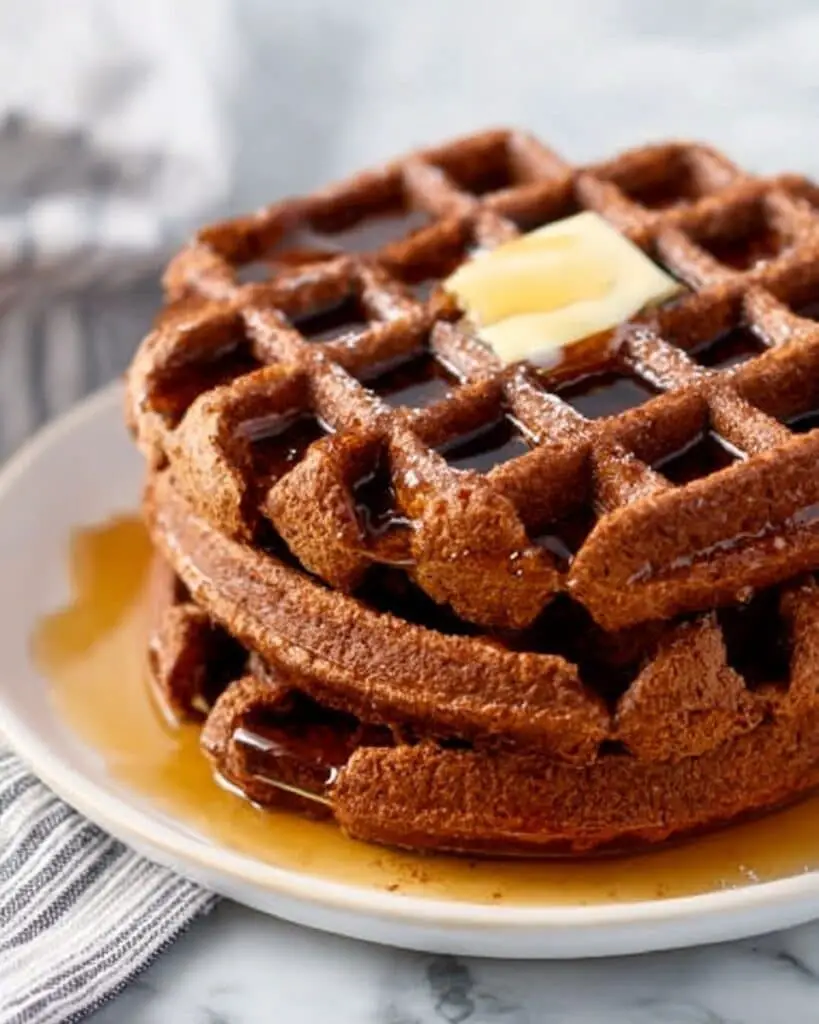 Gingerbread Buttermilk Waffles Recipe