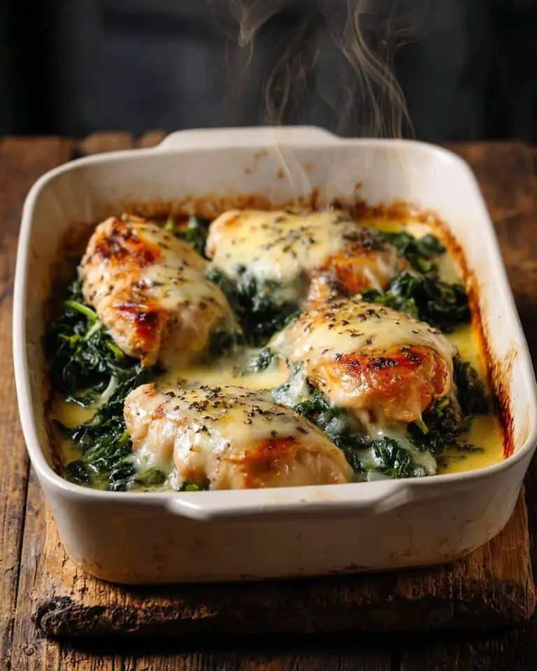 Creamy Spinach & Chicken Bake Recipe