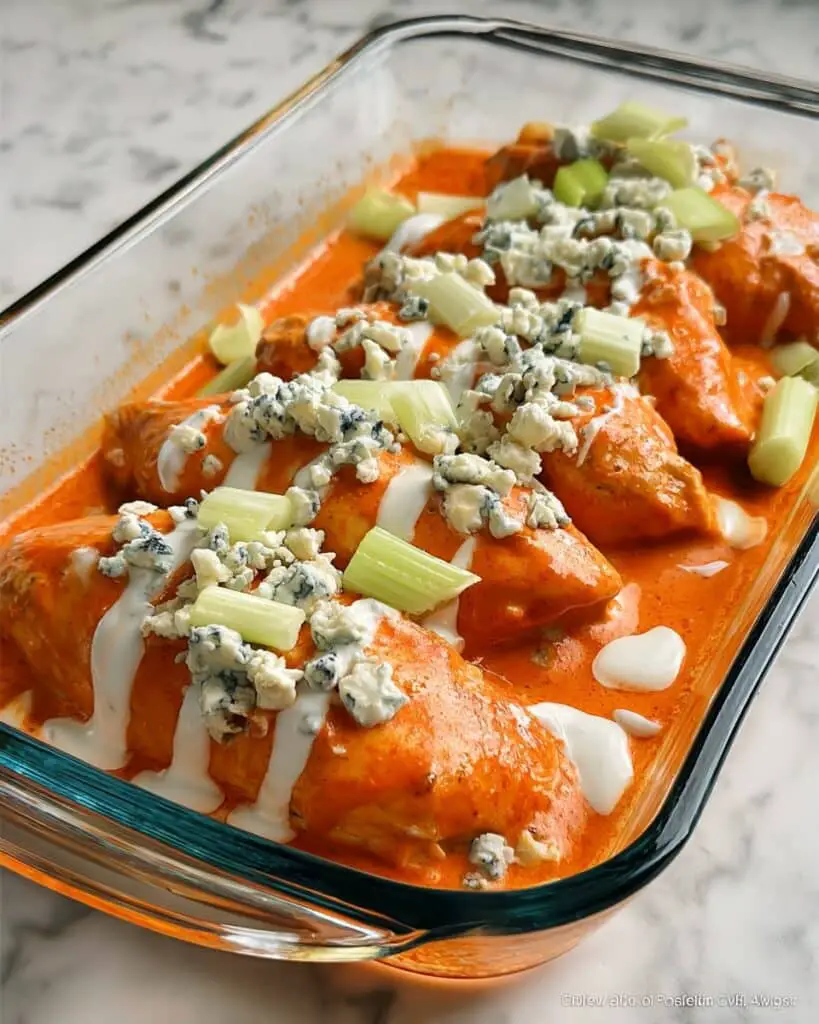 Buffalo Ranch Chicken Bake Recipe