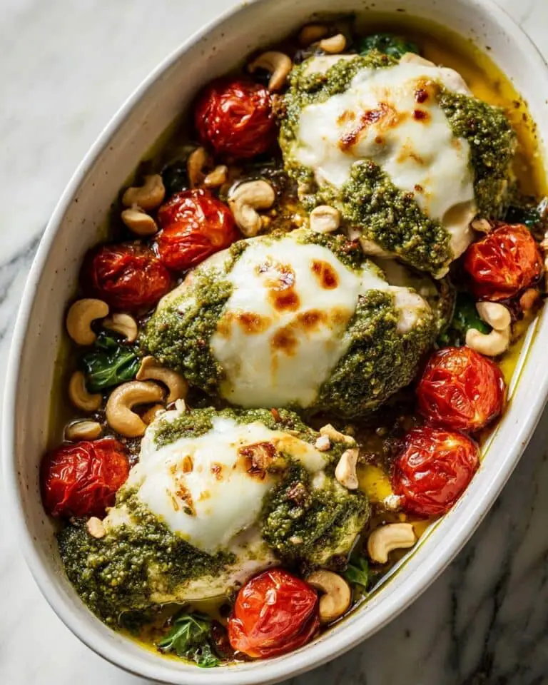 Pesto Mozzarella Chicken Bake Recipe