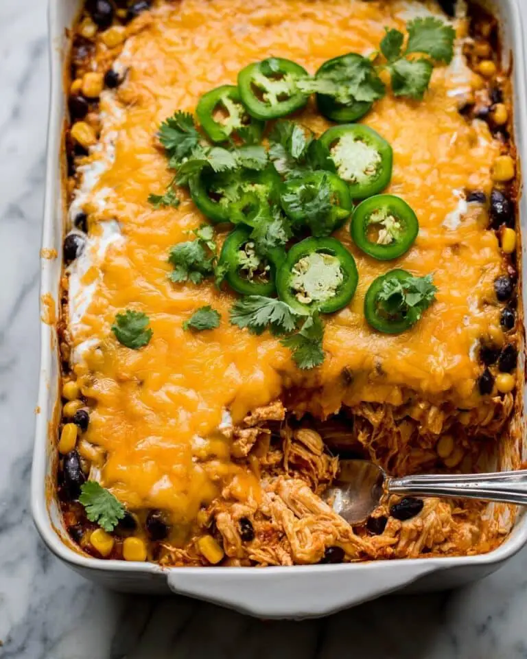 Tex-Mex Chicken and Rice Bake Recipe