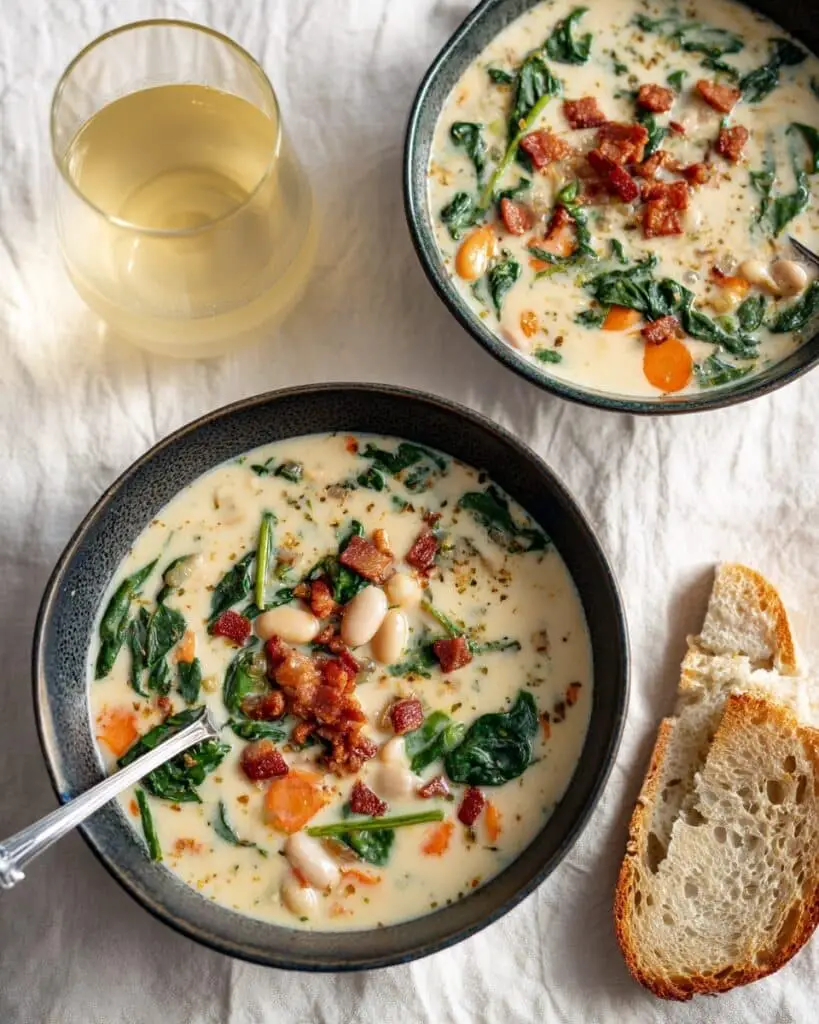 Tuscan White Bean Soup Recipe