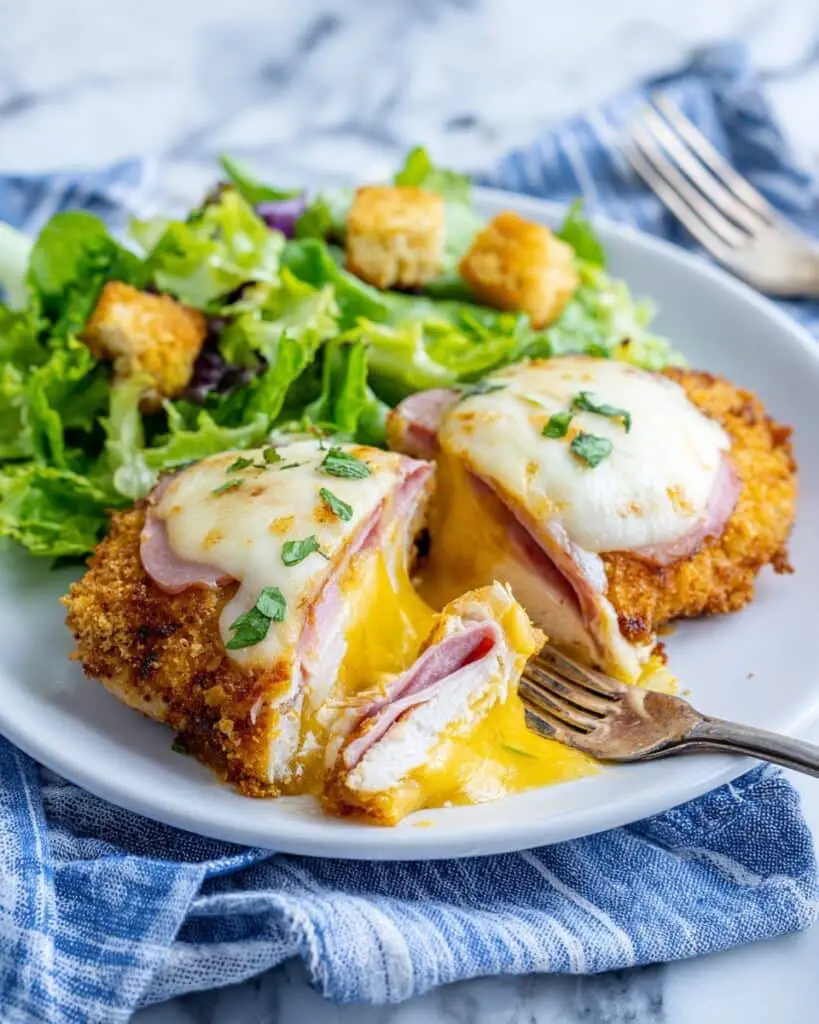 Crispy Malibu Chicken with Ham Recipe