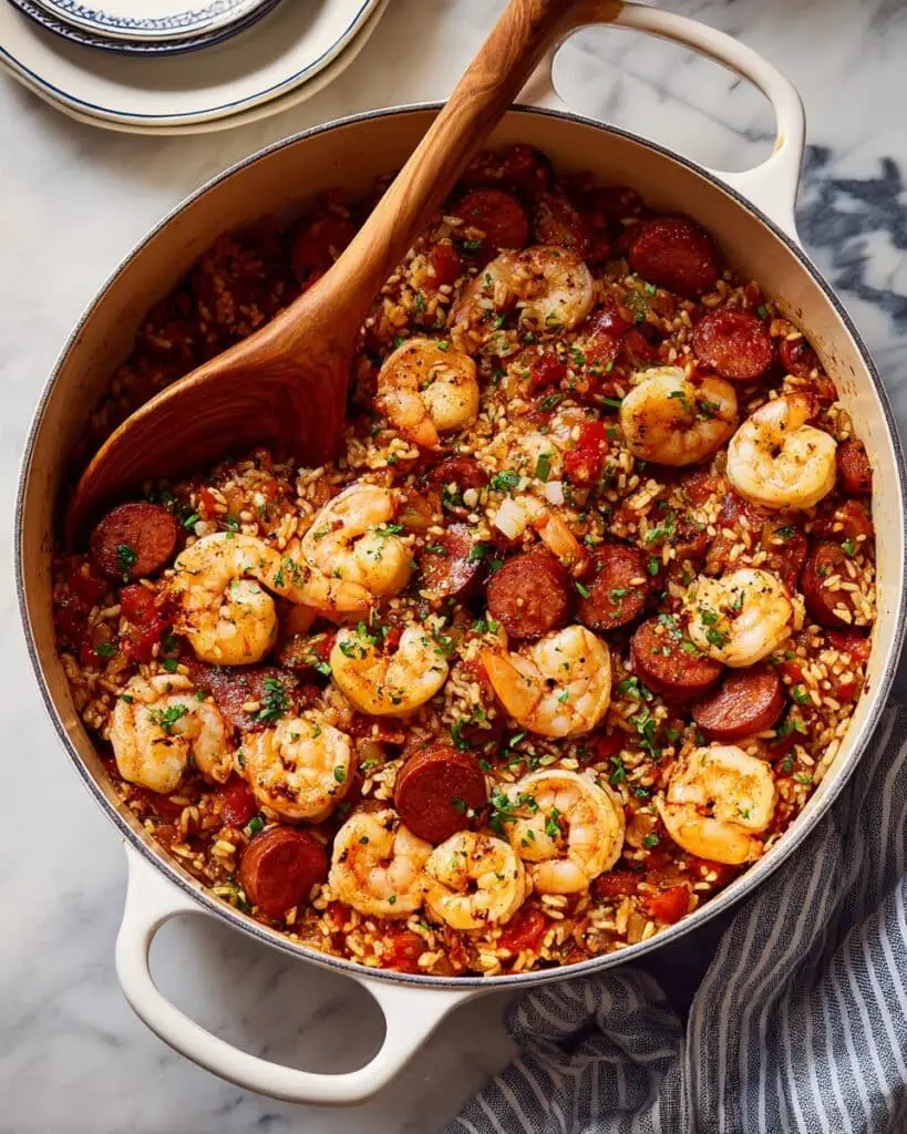 Easy New Orleans Style Shrimp & Rice Recipe