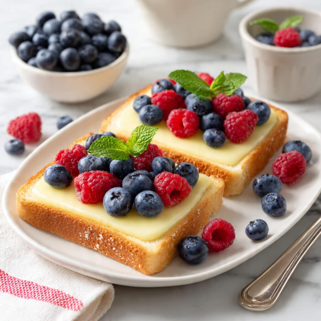 Yogurt Toast with Fruit Recipe