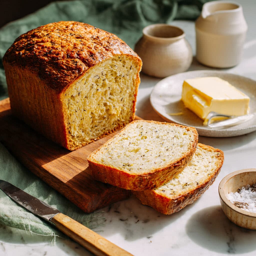 Savory Herb and Cheese Bread Recipe