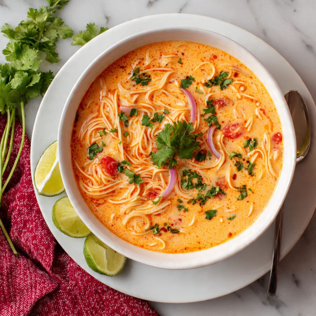 Thai Red Curry Noodle Soup Recipe