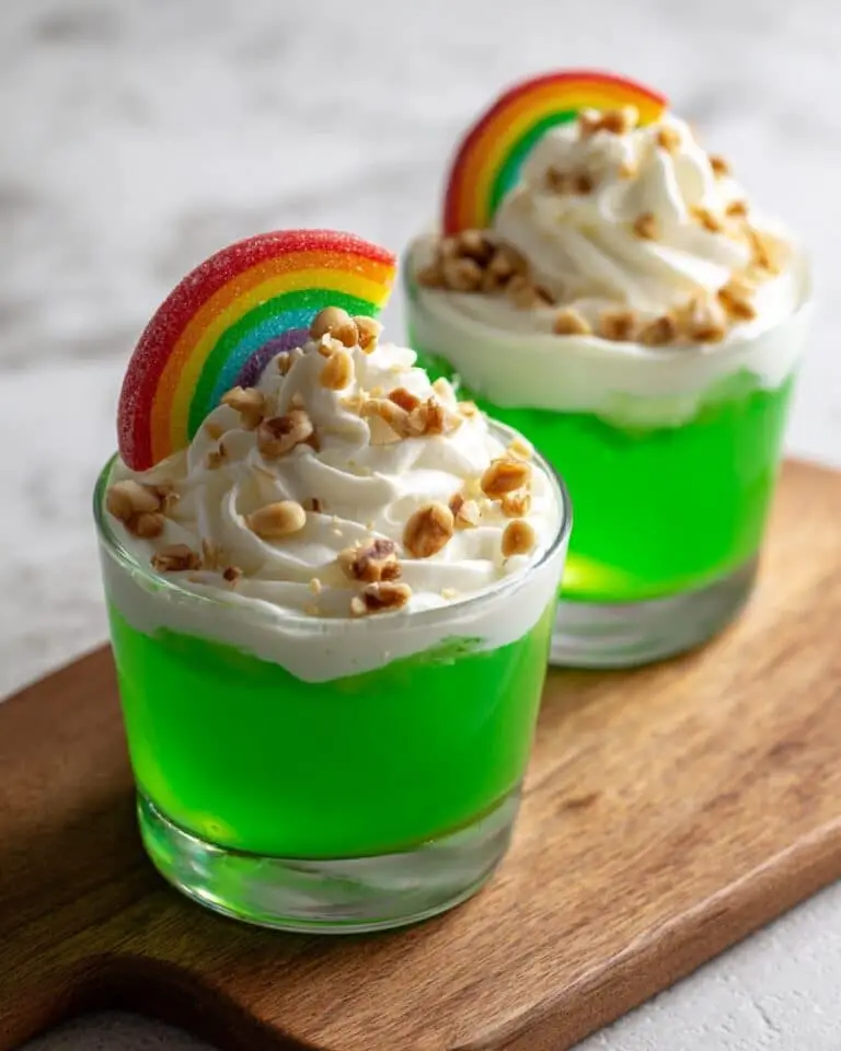 Rainbow Layered Jello Cups Recipe
